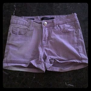 Purple shorts